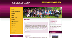 Desktop Screenshot of jbnp.cz